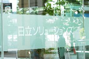 Hitachi Solutions signboard